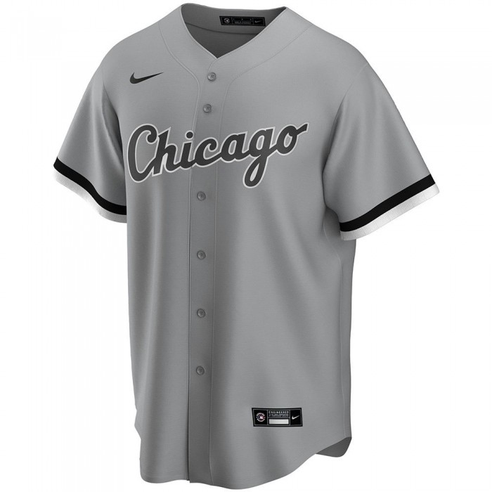 [해외]나이키 MLB Chicago White Sox Official 로드 반팔 티셔츠 138563121 Team Base Grey