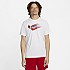 [해외]나이키 Sportswear Swoosh 반팔 티셔츠 138570335 White / Habanero Red