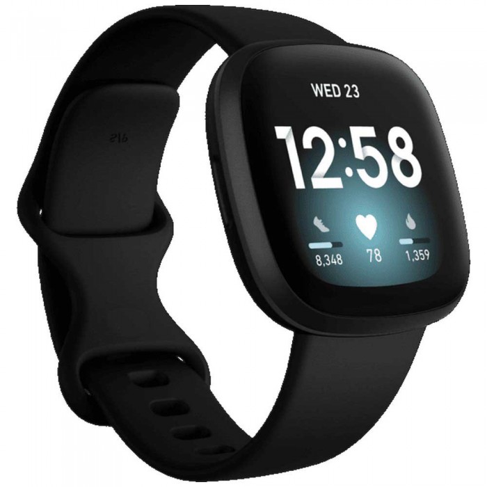 [해외]핏빗 Versa 3 시계 7137815531 Black / Black