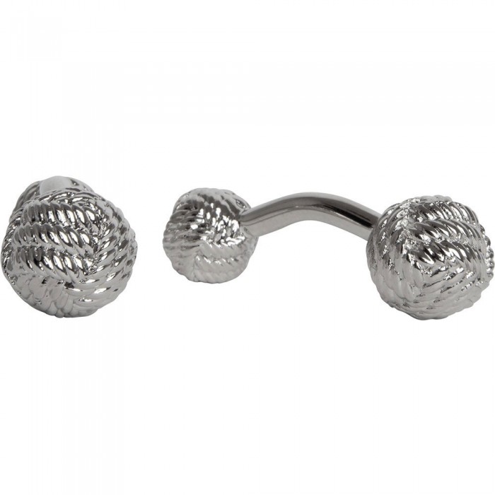 [해외]HACKETT Metal Knot Cufflinks Silver