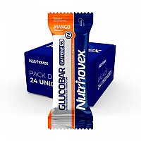 [해외]NUTRINOVEX Glucobar 35g 망고와 귤 에너지 바 상자 24 단위 4138439447 Clear