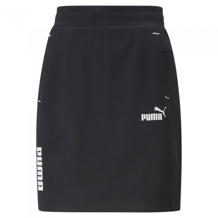 [해외]푸마 Power Colorblock Skirt Puma Black