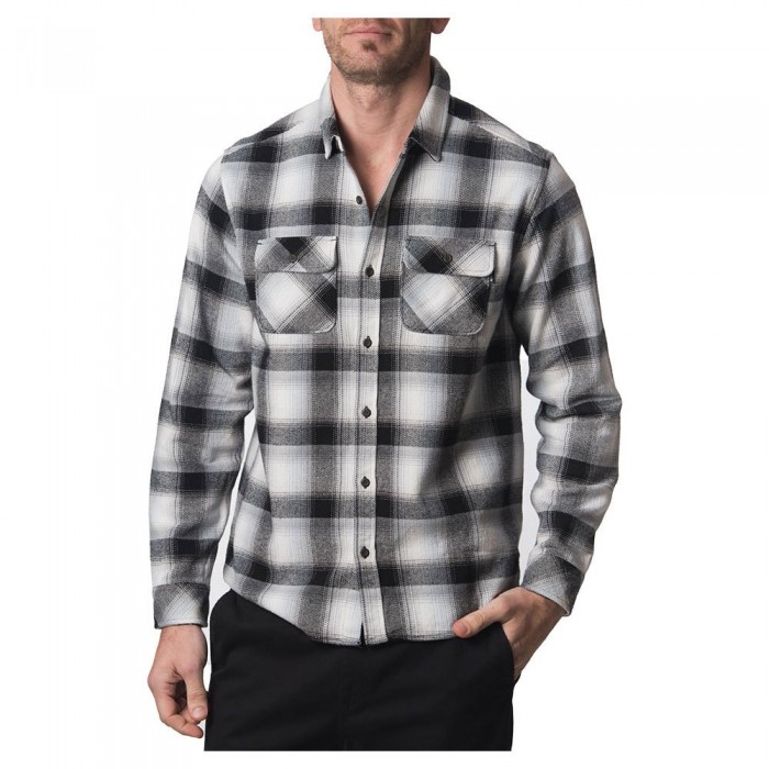 [해외]헐리 Santa Cruz HVWT Flannel Long Sleeve Shirt 14138238753 Black