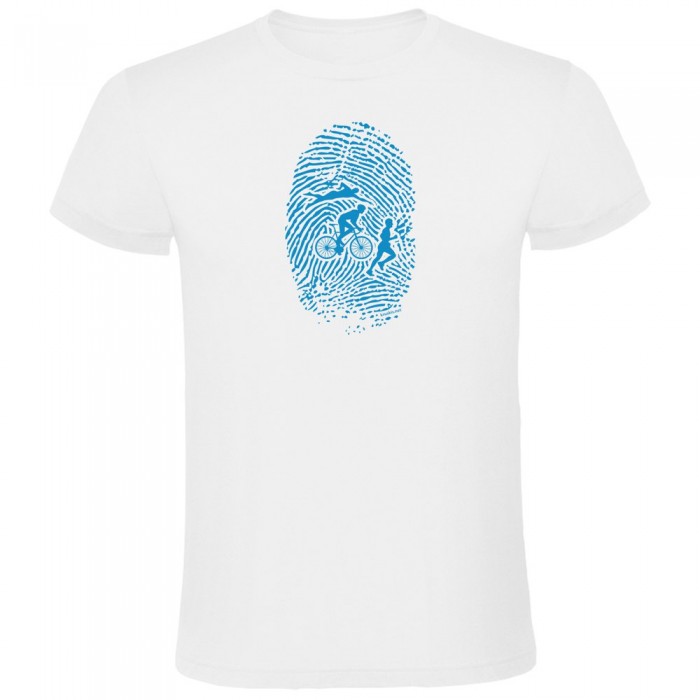 [해외]KRUSKIS Triathlon Fingerprint 반팔 티셔츠 6137539965 White