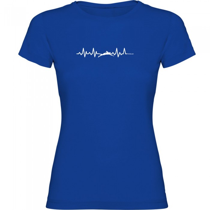 [해외]KRUSKIS Swimming Heartbeat 반팔 티셔츠 6136887551 Royal Blue