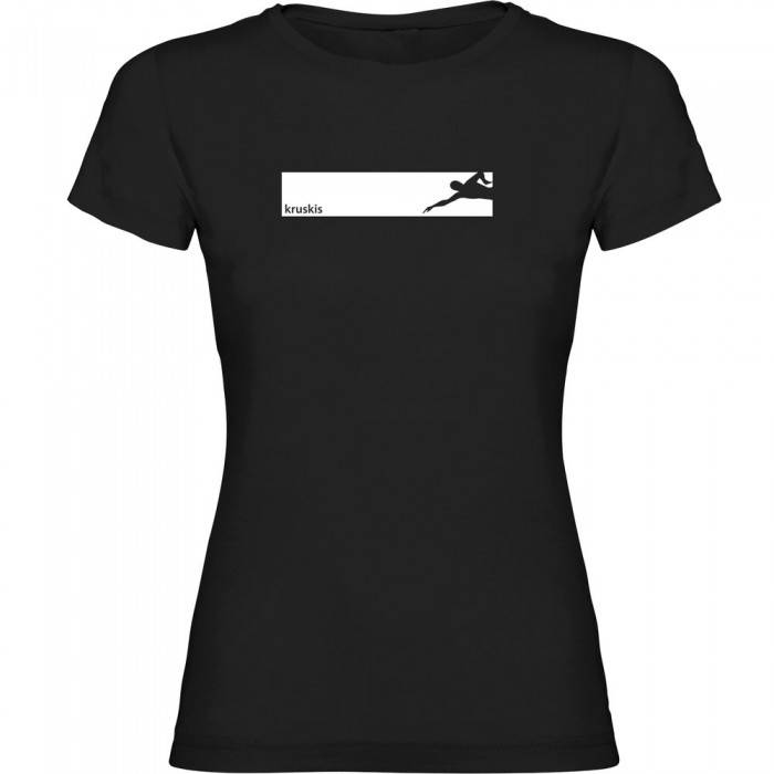 [해외]KRUSKIS Swim 프레임 반팔 티셔츠 6137332679 Black