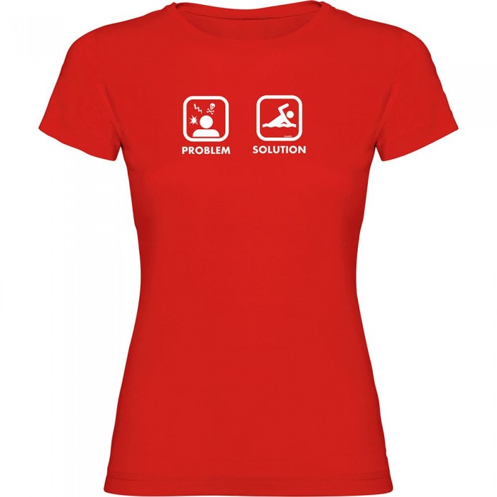 [해외]KRUSKIS 프로blem 솔루션 Swim 반팔 티셔츠 6137538210 Red