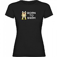 [해외]KRUSKIS Born To Swim 반팔 티셔츠 6137538483 Black