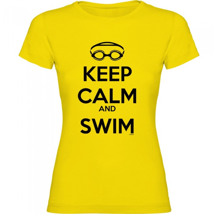 [해외]KRUSKIS Keep Calm And Swim 반팔 티셔츠 6137539150 Yellow