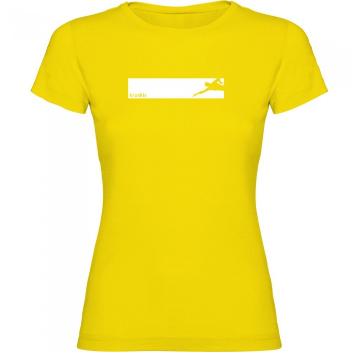 [해외]KRUSKIS Swim 프레임 반팔 티셔츠 6137540161 Yellow