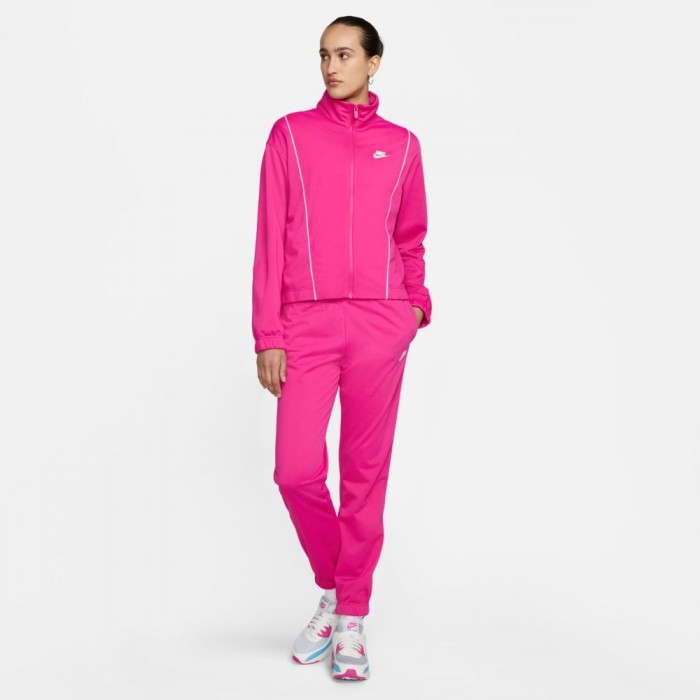[해외]나이키 Sportswear Essential Fitted Track Suit Active Pink / White / White