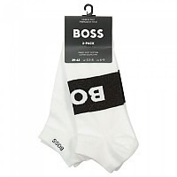 [해외]BOSS As Logocc 양말 2 켤레 138490379 White