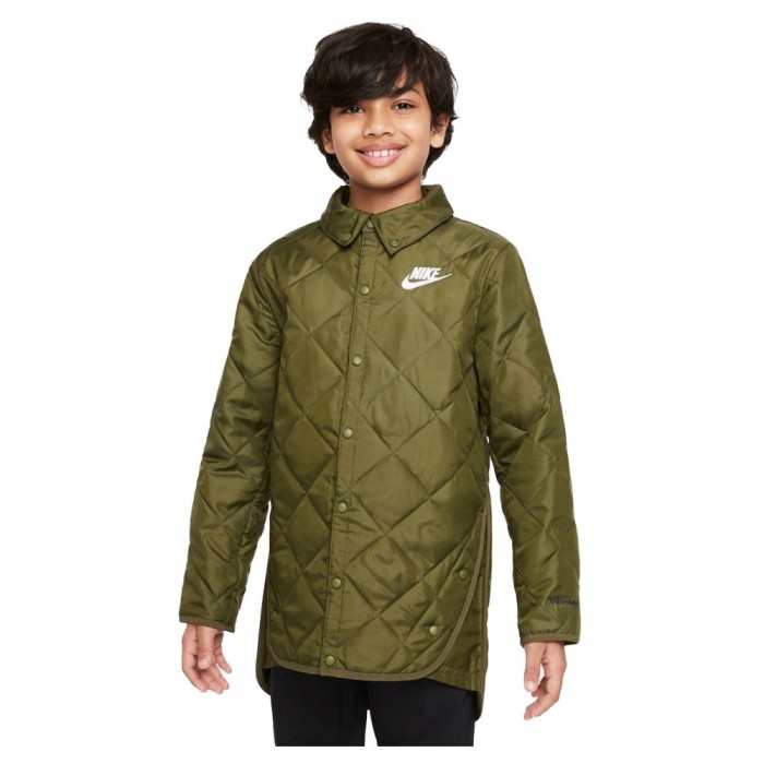 [해외]나이키 Sportswear Synthetic-Fill Jacket 15138254409 Rough Green / Sequoia / White