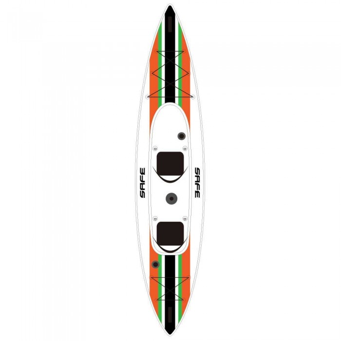 [해외]SAFE WATERMAN Apache Kayak 14138035067 White / Orange / Green
