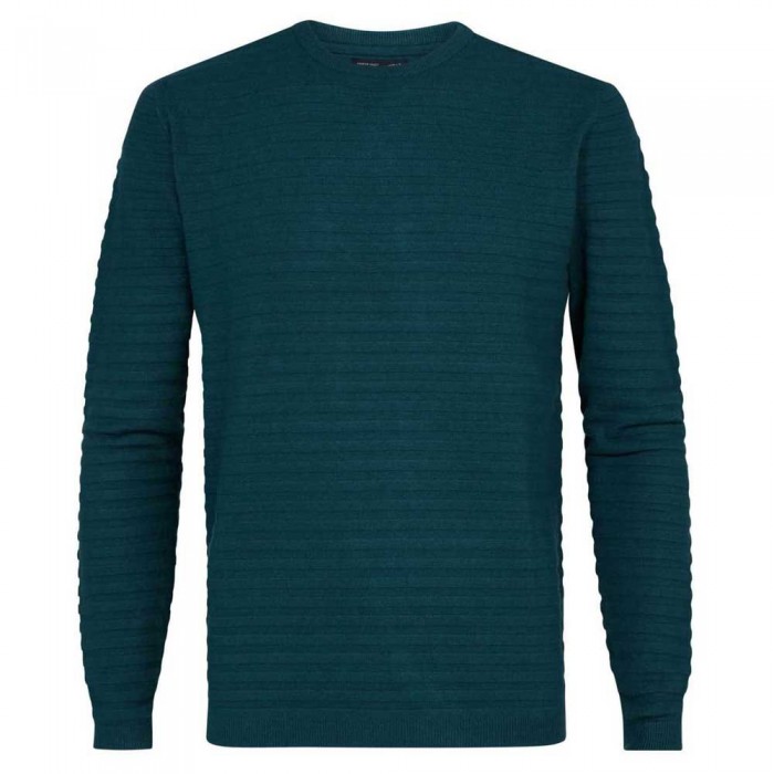 [해외]PETROL INDUSTRIES Basic Round Neck Sweater Wild Green