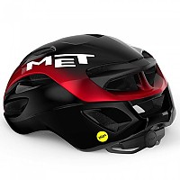 [해외]MET Rivale MIPS 헬멧 1138437506 Black / Glossy Metallic Red