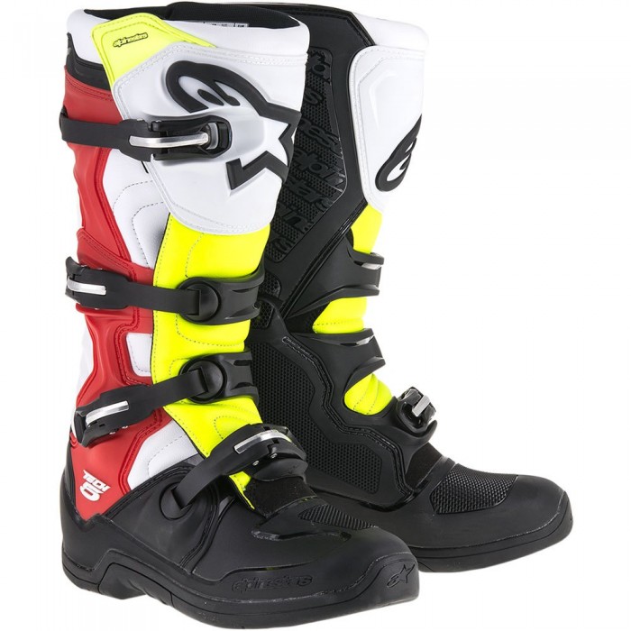 [해외]알파인스타 부츠 테크 5 9138237773 Black / Fluo Red / Fluo Yellow