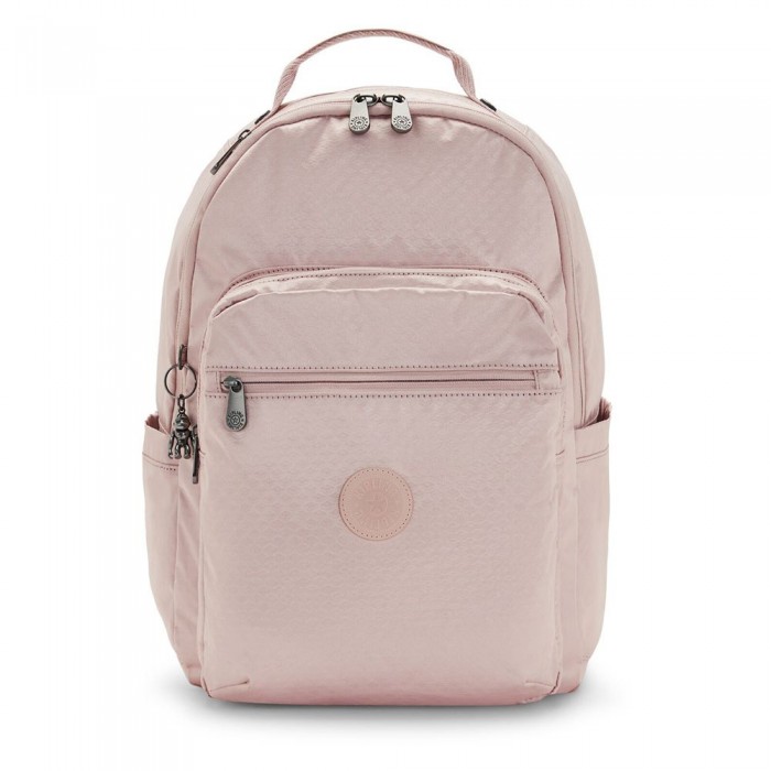 [해외]키플링 Seoul 27L Backpack Pink Flow Embosse