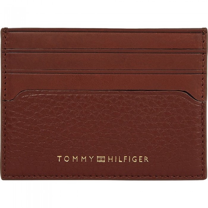[해외]타미힐피거 SPORTSWEAR Premium Leather Cc Wallet British Tan