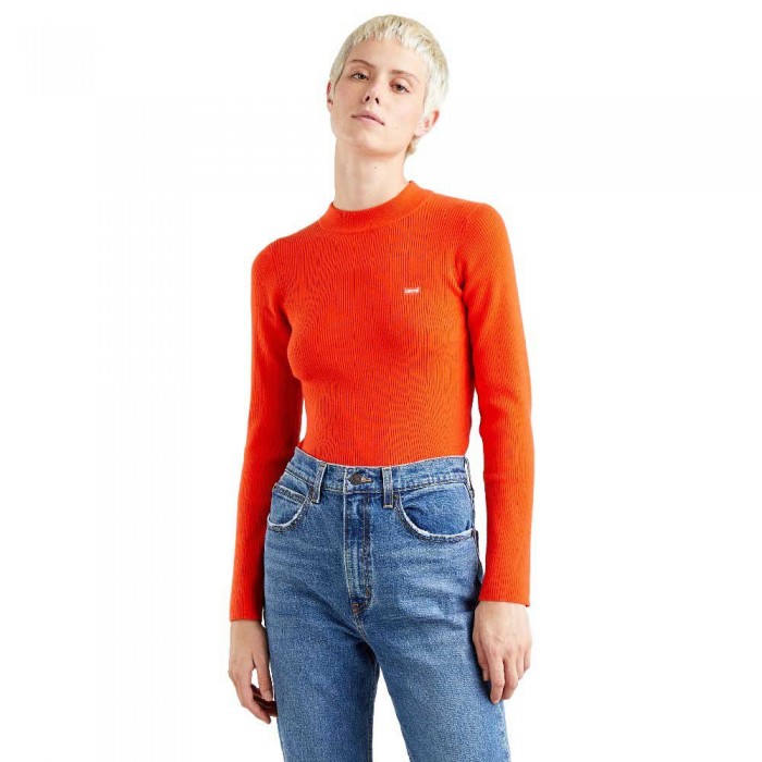 [해외]리바이스 Rib Sweatshirt Enamel Orange
