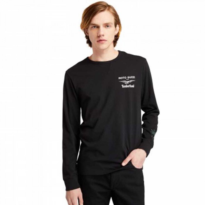 [해외]팀버랜드 MG Graphic Long Sleeve T-Shirt Black