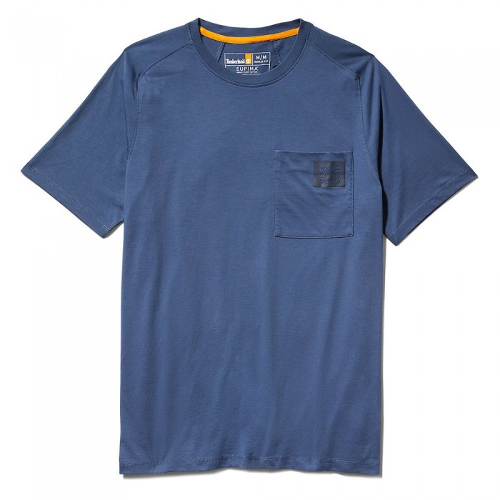 [해외]팀버랜드 Eco Short Sleeve T-Shirt Dark Denim