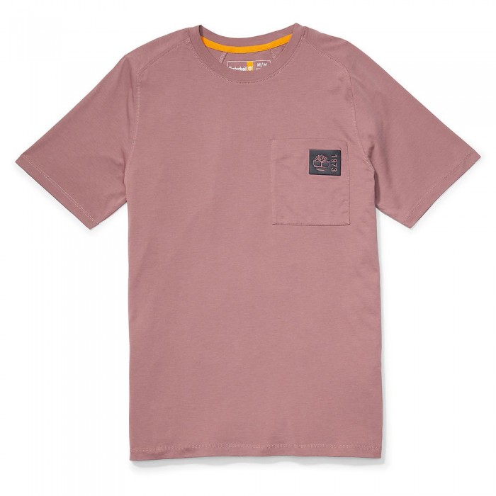 [해외]팀버랜드 Eco Short Sleeve T-Shirt Grape Shake