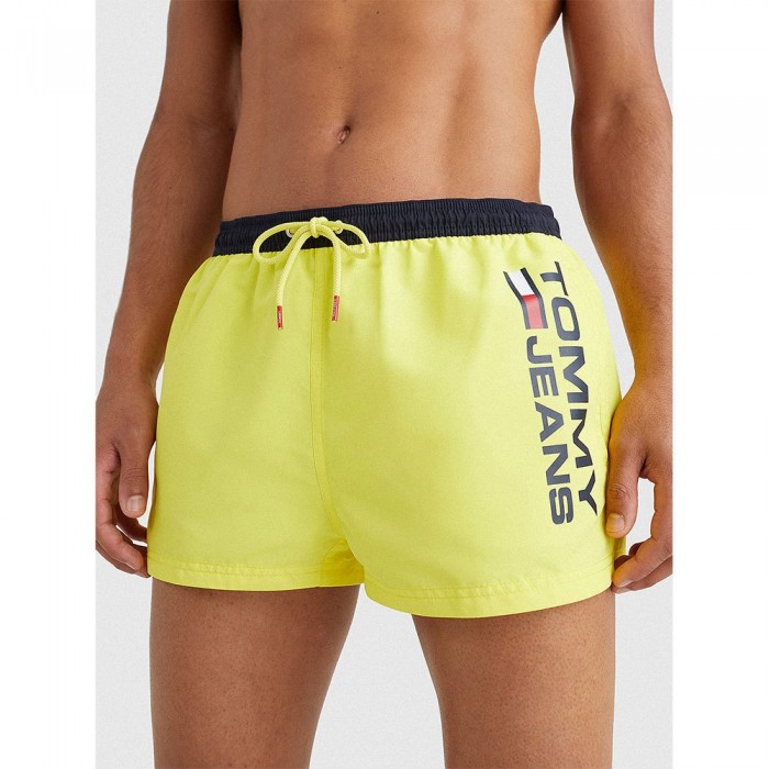 [해외]타미힐피거 언더웨어 Cut Drawstring UM0UM02491 Swimming Shorts Magnetic Yellow