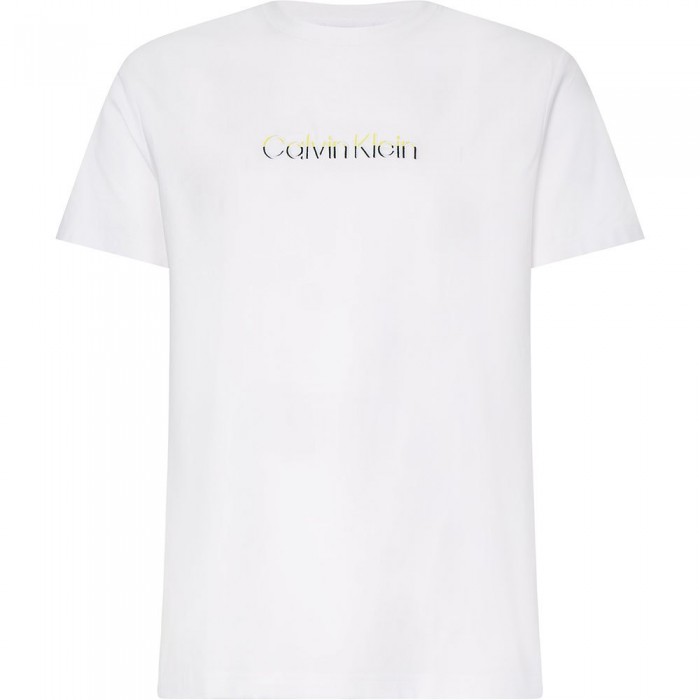 [해외]캘빈클라인 Multi Color 로고 반팔 티셔츠 138647094 Bright White