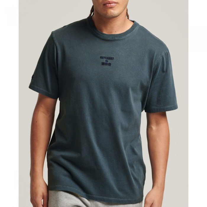 [해외]슈퍼드라이 티셔츠 Code Cl Garment Dye Loose 138565921 Deep Navy