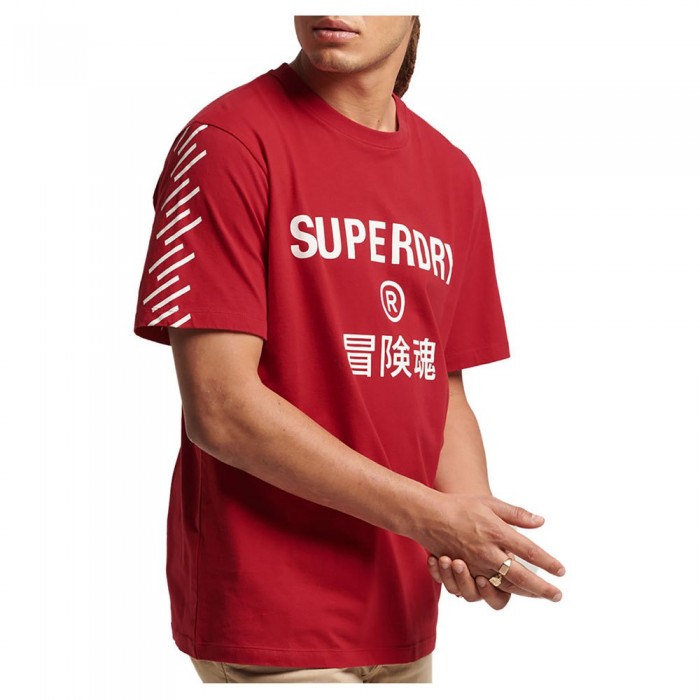 [해외]슈퍼드라이 Code 코어 Sport 티셔츠 138565987 Risk Red