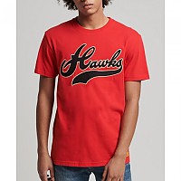 [해외]슈퍼드라이 Vintage Collegiate 티셔츠 138566433 Rebel Red