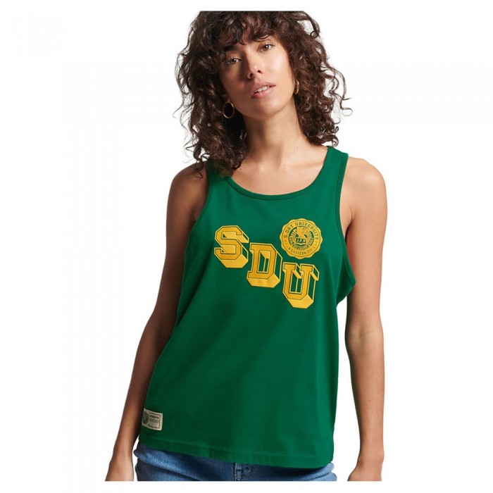 [해외]슈퍼드라이 Vintage Athletic 민소매 티셔츠 138566326 Emerald Green