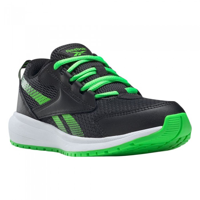[해외]리복 Road Supreme 3.0 Shoes Child 15138497885 Core Black / Pure Grey 8 / Solar Lime