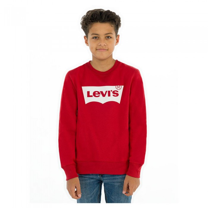 [해외]리바이스 ? KIDS Batwingneck Sweatshirt Refurbished 15138645065 Levis Red / White