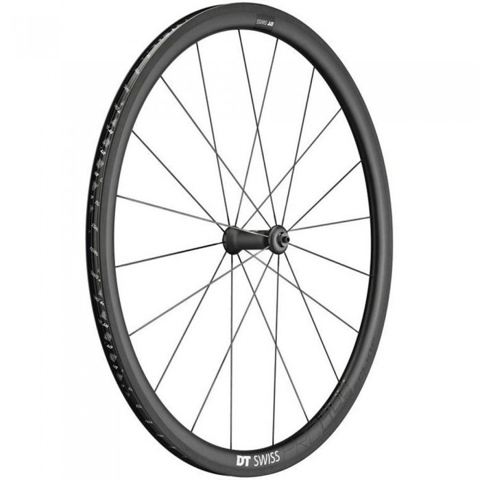 [해외]디티스위스 PRC 1400 Spline 35 Tubeless 도로 자전거 앞바퀴 1136826122 Carbon / Black
