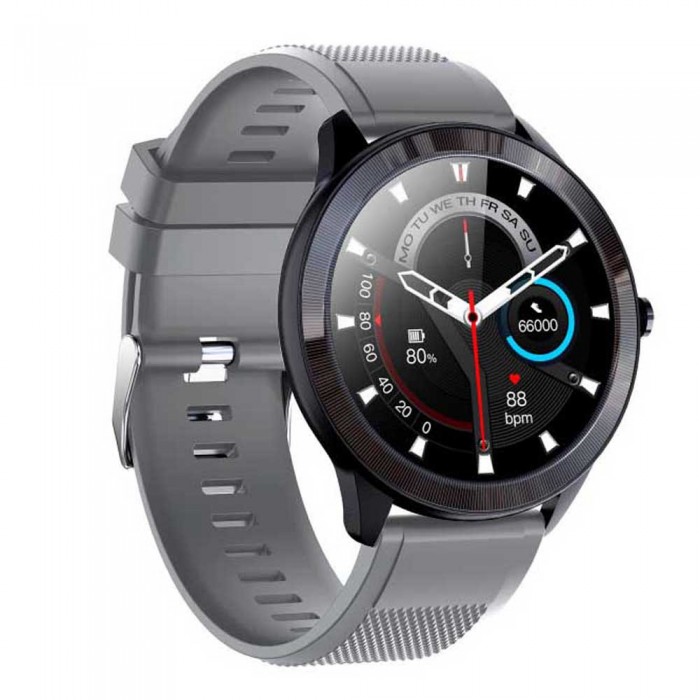 [해외]LEOTEC MultiSport Wave 1.28´´ Smartwatch Grey