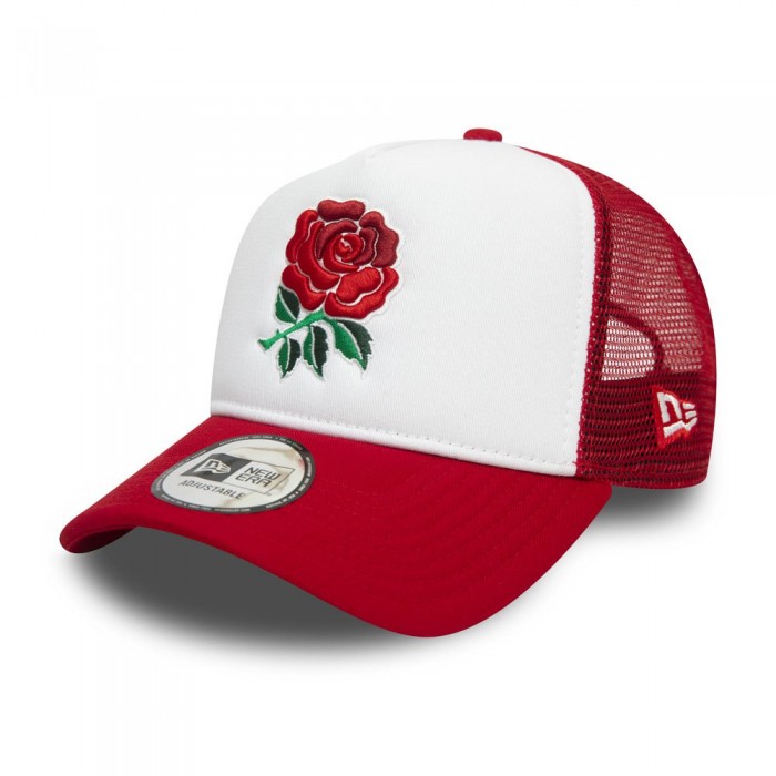[해외]뉴에라 Rugby Football Union Rose 9Forty? Trucker Cap White / Red
