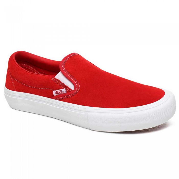 [해외]반스 Pro Slip On Shoes Red / White