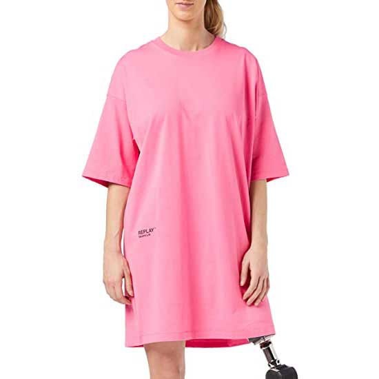 [해외]리플레이 W3629.000.23188P.304 Dress Pink Vamp