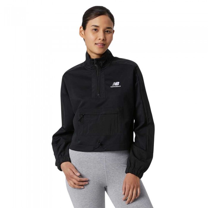 [해외]뉴발란스 Athletics Amplified Half Zip Sweatshirt Black
