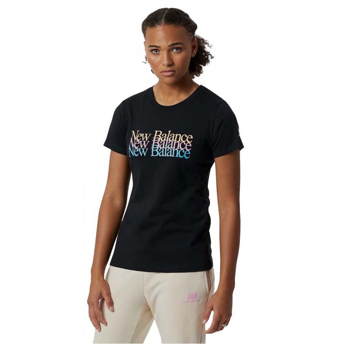 [해외]뉴발란스 Essentials Celebrate Short Sleeve T-Shirt Black 1