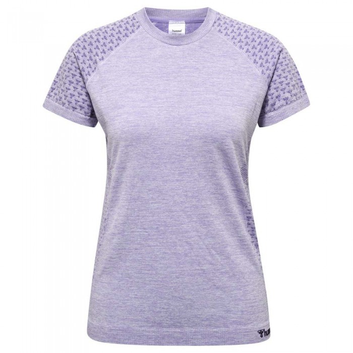 [해외]험멜 Ci Short Sleeve T-Shirt Seamless Lavender Melange