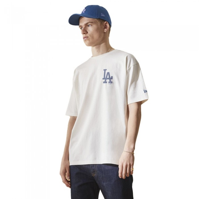 [해외]뉴에라 MLB Big Logo Oversize Los Angeles Dodgers Short Sleeve T-Shirt White