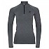 [해외]오들로 티셔츠 Top 터틀 넥 Half 집 Performa 9137501788 Grey Melange / Black