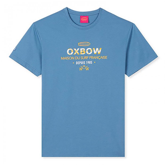 [해외]OXBOW Tikto Short Sleeve Crew Neck T-Shirt 14138652987 Bleu Gascogne