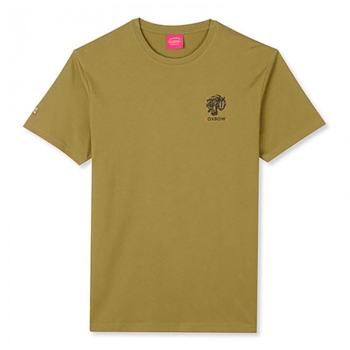 [해외]OXBOW Trissa Short Sleeve Crew Neck T-Shirt 14138653011 Gecko