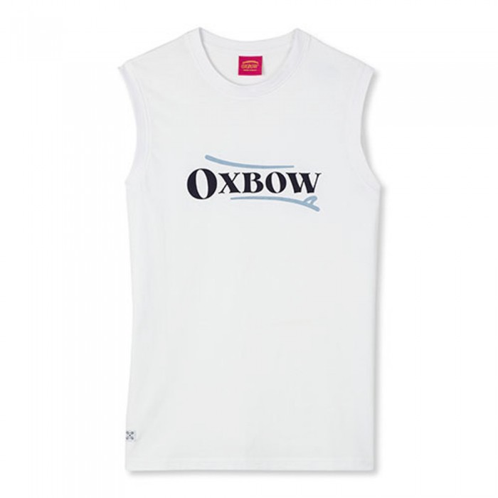 [해외]OXBOW Tubim Sleeveless Crew Neck T-Shirt 14138653016 Blanc