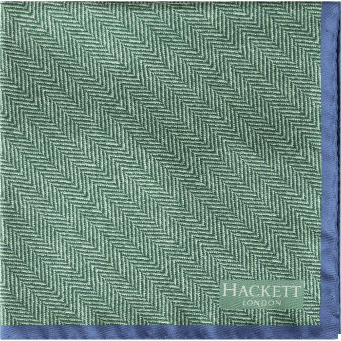 [해외]HACKETT Herringbone Handkerchief 3 Pairs Green