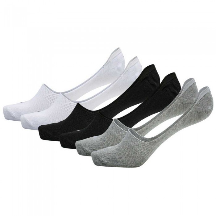 [해외]험멜 Chevron No Show Socks 6 Pairs White / Black / Grey